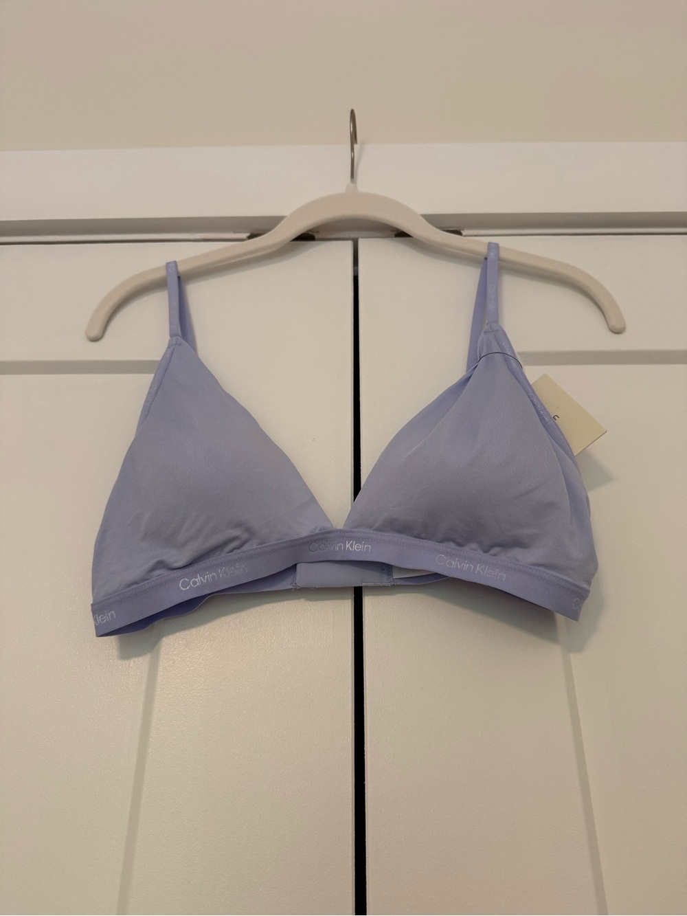 Calvin Klein Light Lavender Wireless Triangle Bralette